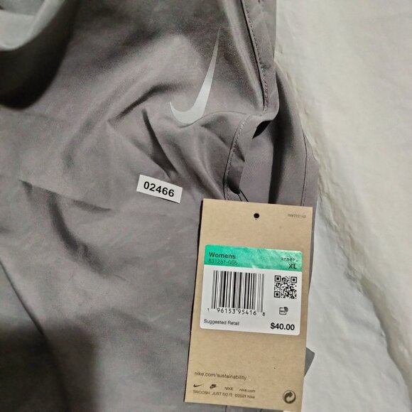 NWT NIKE Women's Tempo Running Shorts DriFit XL 3” Brief-Lined Gray 831281-056 - Picture 6 of 6